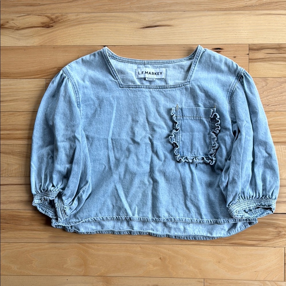 L.F. Markey Chambray Top